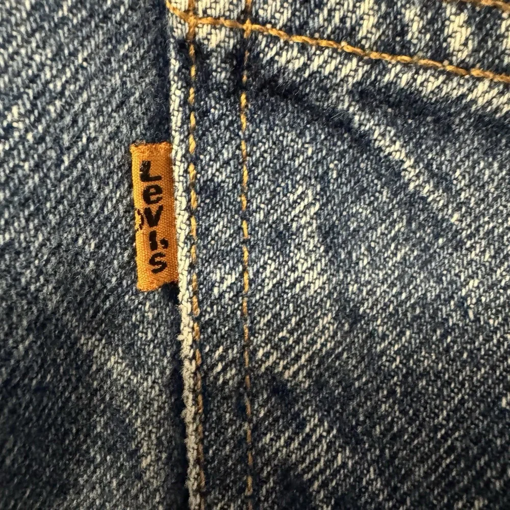 Vintage Levi's 505 Regular Fit Men's Jeans Orange Tab 90s Size 40x32 100% Cotton
